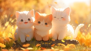暖暖可爱猫咪