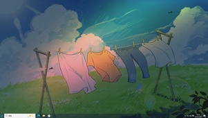 夏空晾影-桌面主题