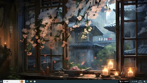 古风梨花院落