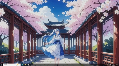 风与花的低语-桌面主题