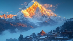 日照金山