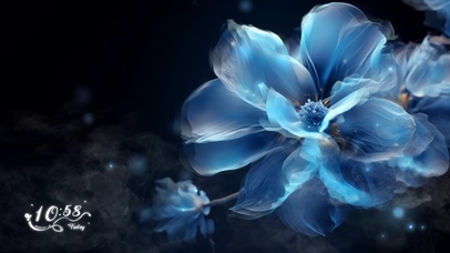 【首发】水晶蓝莲花