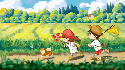 唯美治愈童年乡间