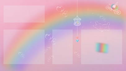 梦幻彩虹童话 自定义分区壁纸