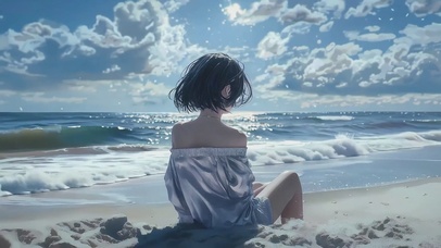 海边少女