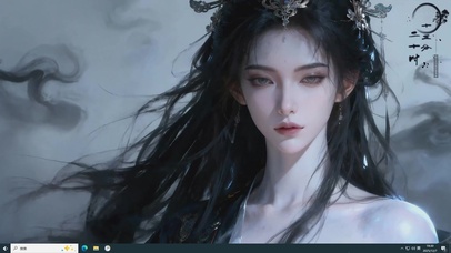 4K清冷感忧郁国风美女