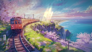 宫崎骏风格插画