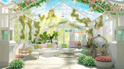 治愈温馨阳光花房