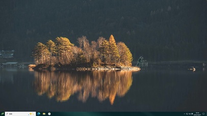 湖中小岛—【主题桌面】