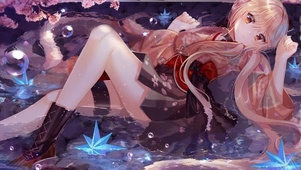 落水少女
