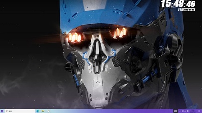 蓝色机械战甲 机甲