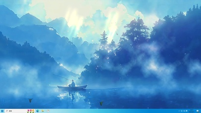 唯美治愈AI海景-桌面主题