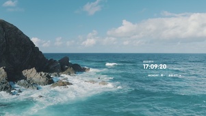 唯美蓝色大海