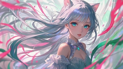 花漾壁纸|动漫猫耳女生