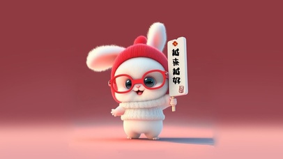 小兔祝福