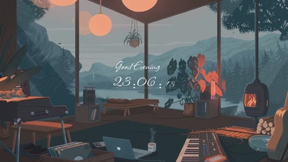 雨天安静而温馨的小窝