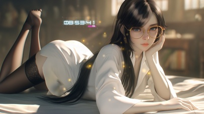 身姿如同雨后初晴的虹，优雅绚丽