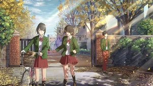 放学的少女