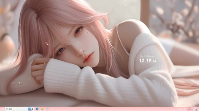 纯毛衣女孩主题