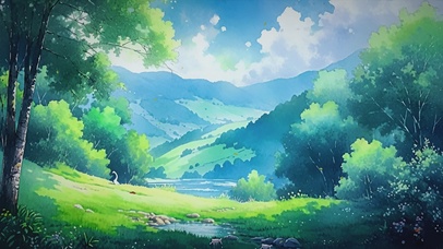 小清新绿色壁纸