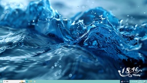 清澈的水