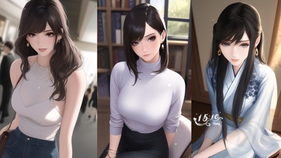 AI绘画-美女姐姐