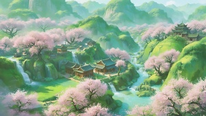 山中桃花源