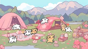 樱花帐篷 露营