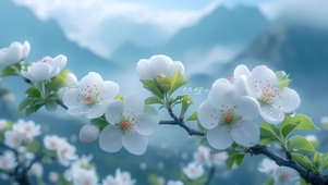4k唯美的海棠花