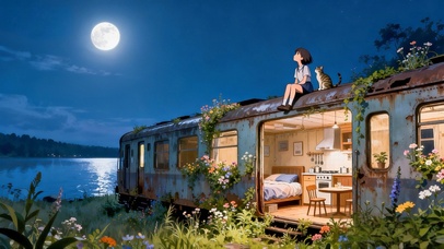 车厢里的温暖小家