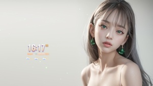 温柔可爱少女