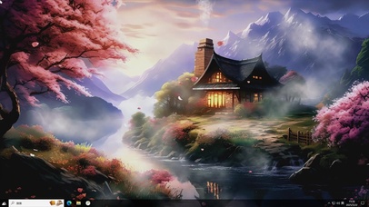 唯美AI仙境-桌面主题