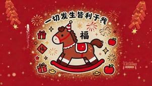 新年小马动态桌面