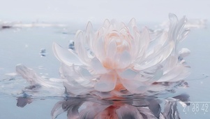 4K唯美水晶花