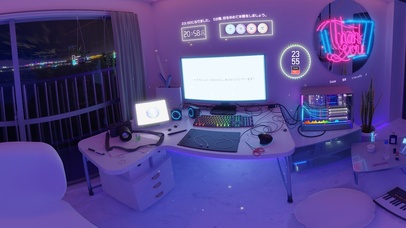 4k 炫酷科技电脑房间