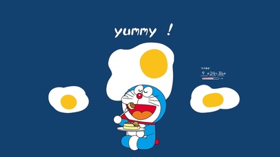 快乐哆啦与煎蛋