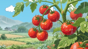 童年记忆夏日清凉雨后