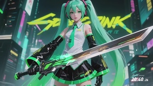 战斗的初音