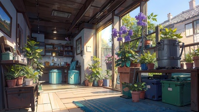 治愈清新小屋