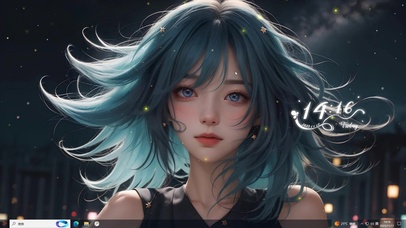 4k 星空之下 美丽少女