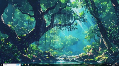 清新森林壁纸-桌面主题