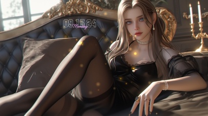 气质如同静谧的湖面