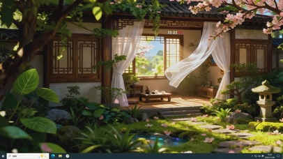 江南樱花庭院4K