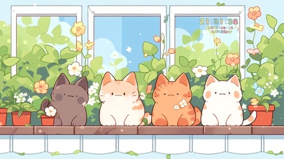 窗台喵咪