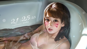可爱短发少女