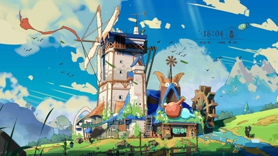 治愈唯美梦幻动漫插画