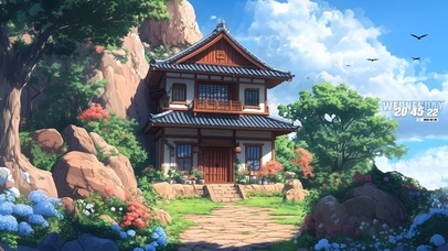 悬崖上的小屋