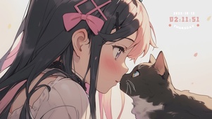 纱雾和小猫