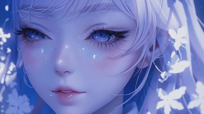 二次元Ai蝴蝶女孩