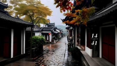 江南烟雨